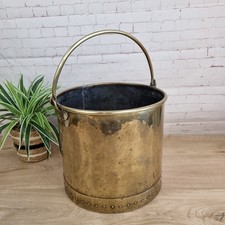 Brass Coal Scuttle Bucket