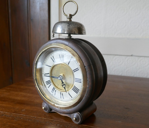 Antique hac wooden alarm - hac, clock