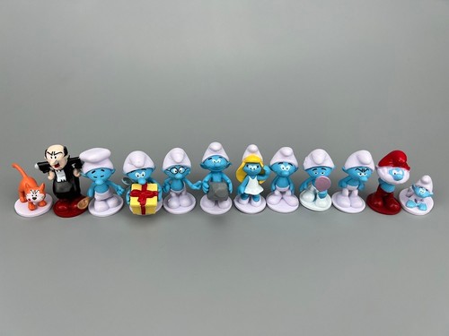 12pcs smurf the - smurf, village