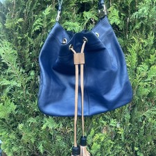 Boden 100% Leather Bag Navy
