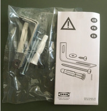 NEW SEALED GENUINE IKEA ANTI TIP SAFETY BRACKET KIT FOR DRAWER CHESTS #329300