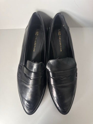 Collection black leather - m&s,