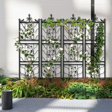 XXL-Large Garden Trellis Metal Plant Support Climbing Trellises Privacy Frame