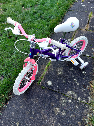 Young girls bicycle pedal - bicycle,