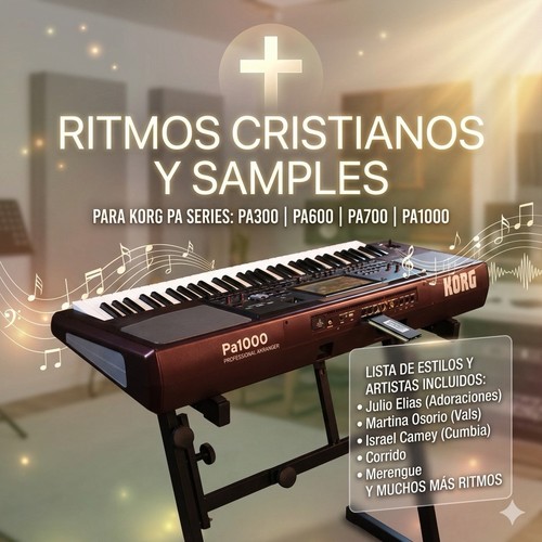 Korg series sampler ritmos - korg, pa