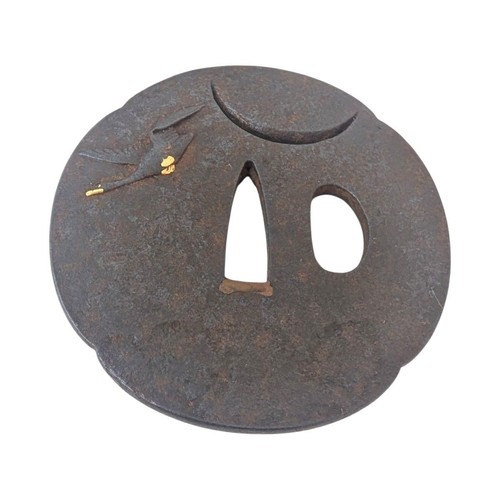 Japanese sword tsuba iron - japanese,
