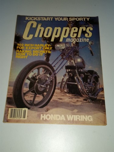 Chopper magazine june - chopper, 1977