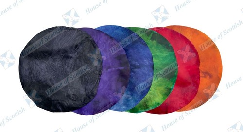 Colour dyed goat skin drum - skin,