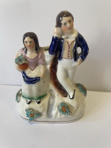 Antique staffordshire man - antique,