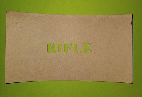 Rifle stencil size for - rifle,