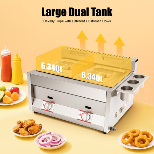 Commercial lpg gas fryer - lpg,