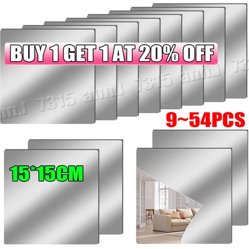 54pcs self adhesive mirrors - adhesive,