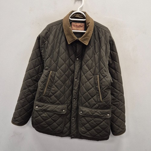 Schoffel manton green - green, quilted