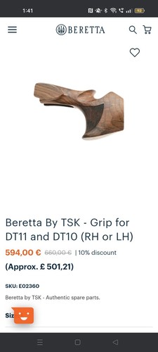 Beretta dt10 ase l h - beretta, dt10/11/ase.