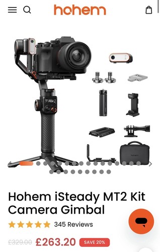 Hohem isteady mt2 - isteady, --3-axis