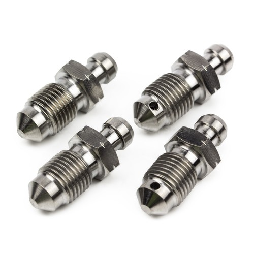 Titanium bleed nipple - 4x,