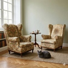 Antique Bergere Armchairs