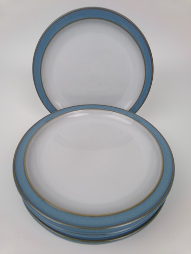 Denby colonial blue plates - denby,