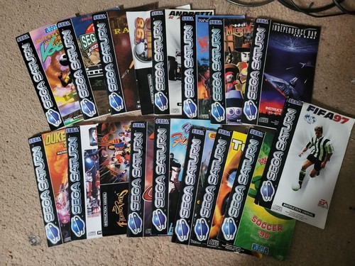 Sega saturn manuals all - sega, manuals,