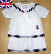 BABY BOY SAILOR OUTFIT White