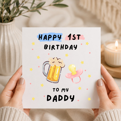 Happy 1st birthday daddy - 1st, my
