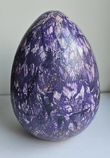 Charoite Style Decorative Egg