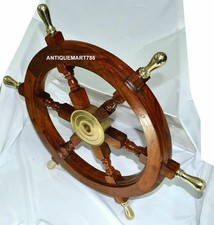 18" Inch Nautical Wooden Ship