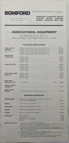Original bomford agricultural - original,