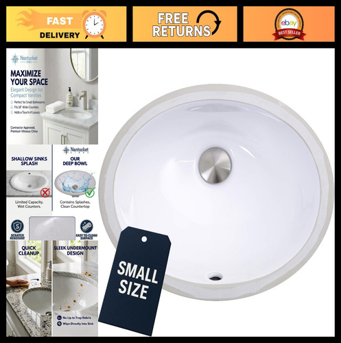 Small undermount bathroom sink - undermount,