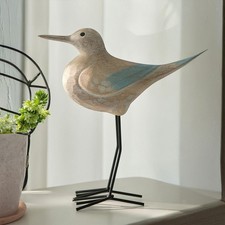Sea Bird Figurine Desktop Ornament Nautical Collectible Beach Coastal Decor
