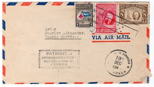 Honduras cover 1949 rare - 1949,