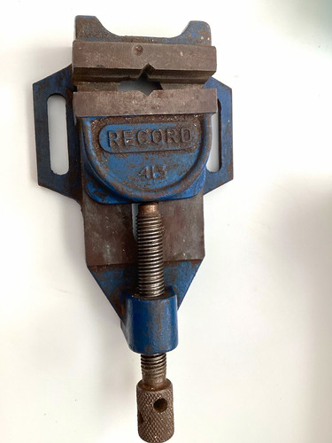 Record 413 drill - press, vice