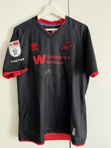 Millwall match worn shirt - millwall,