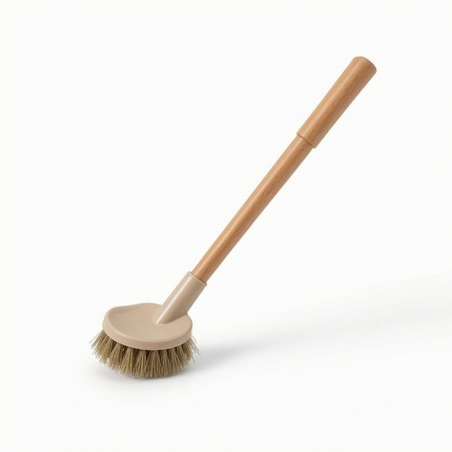Toilet brush with wooden - toilet,