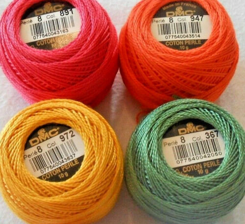 Pack dmc perle 8 cotton - of, 4