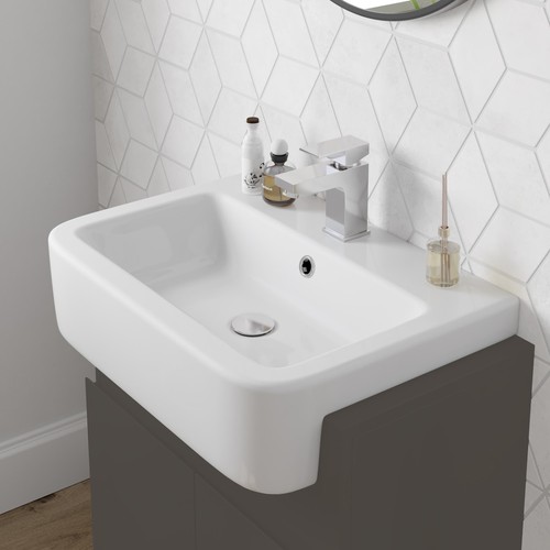 Bathroom 600mm wash basin sink - 600mm,