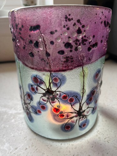 Glass candle screen - candle, stunning