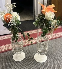Pair of bird cages small decorative with Hanging stand  