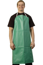 Heavy Duty Green PVC Nylon Washing Up Apron 