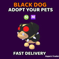 Adopt your Pet - Black Dog -Fast Delivery