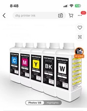 1L bottle of ink for brother dtg printer pro B or brother GTX600
