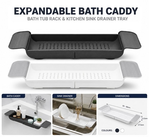 Plastic bath tray - plastic,