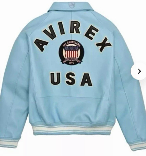 Avirex men blue - men’s, leather