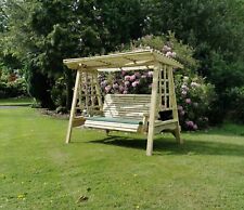Wooden Garden Swing Solid Garden Swing Seat Swinging Hammock Garden Swing Bench