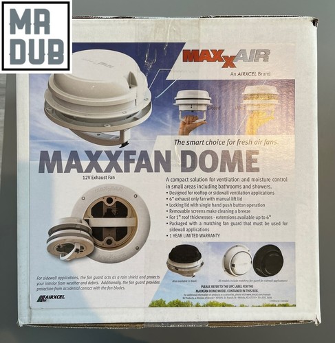 Maxxair maxxfan dome roof vent - maxxair,