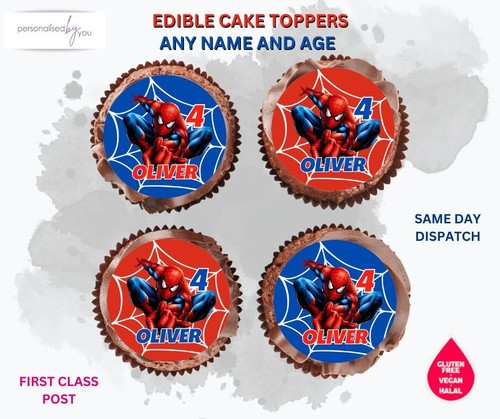 Edible cupcake toppers - edible,