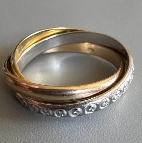 18ct 750 russian wedding band - 18ct,