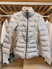 ZARA XSMALL OYSTER COAT JACKET ZIP UP DOWN PADDED PUFFER CASUAL SHORT WOMENS XS