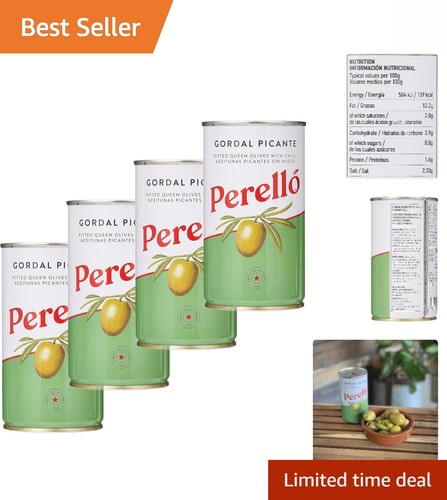 Gordal picante pitted olives - gordal,