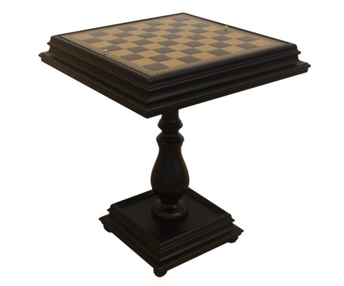 Italfama black wooden chess - black,